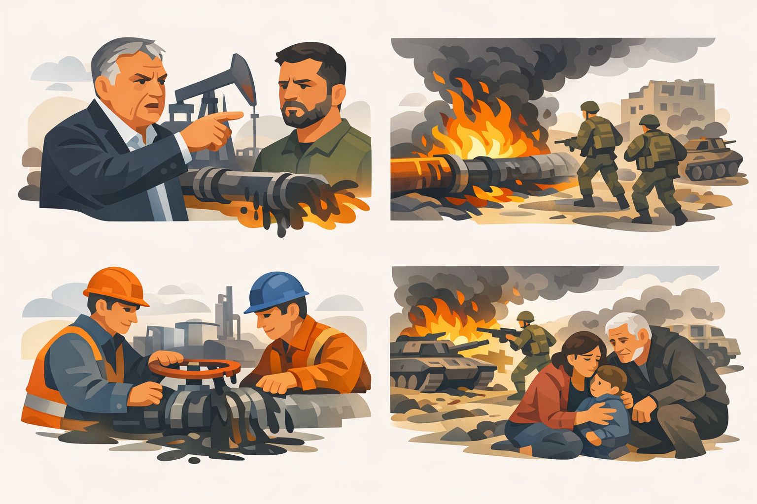 Orbán voedt olieconflict met Oekraïne met forse kritiek op Zelensky