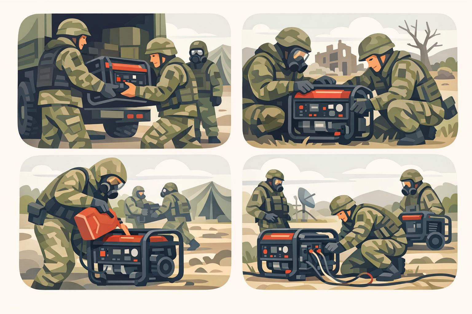 Video: ☣️Generators for the 51st Separate CBRN Defense Battalion A5097☢️