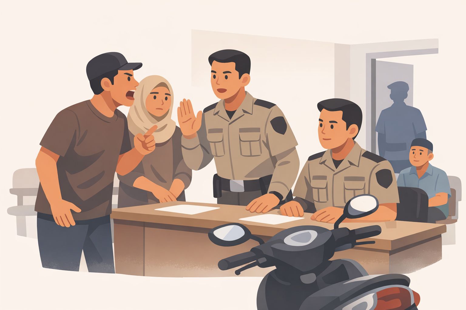 Viral Warga Pariaman Marah Laporan Kehilangan Motor Ditolak, Ini Respons Kapolres